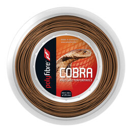 Cordages De Tennis Polyfibre Cobra 200m beige/braun